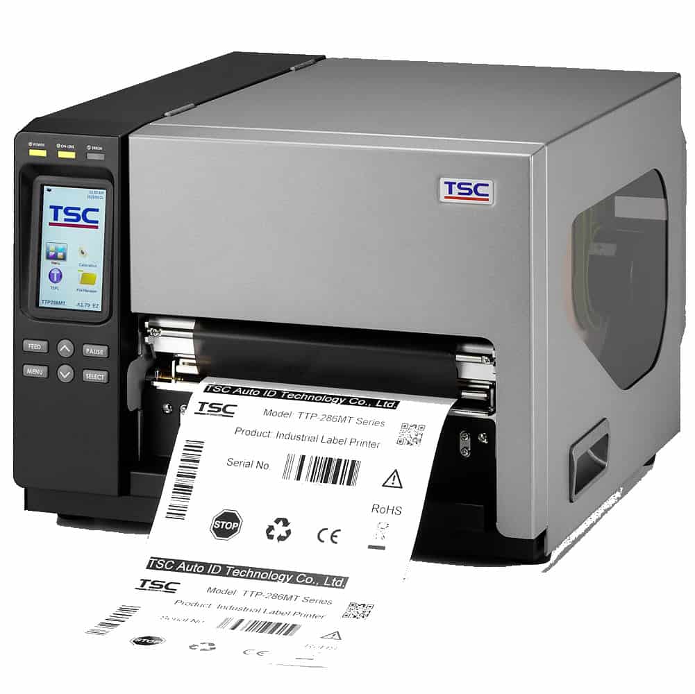 TSC TTP-286MT Rugged Industrial, 203dpi, 8INCH, 4.3″ TOUCH LCD, USB+RS-232+ETHERNET+USB HOST